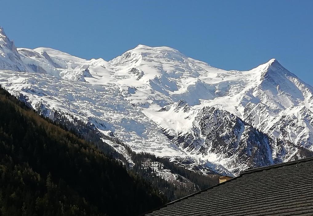 Studio With Balcony, Mt Blanc View, Parking, Center Of Chamonix Eksteriør billede